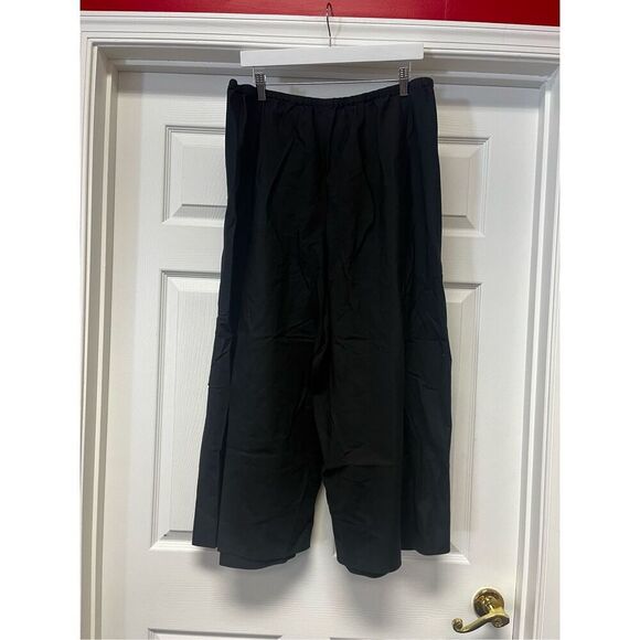 Vince Black Wide Leg Elastic Waist Lightweight Pull On Pants sz 1X EUC - Picture 1 of 6